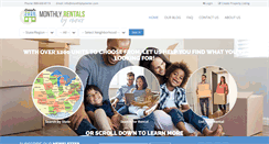 Desktop Screenshot of monthrentals.com