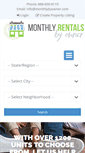 Mobile Screenshot of monthrentals.com